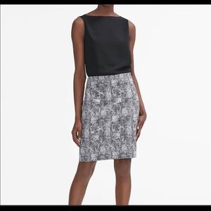 MM Lafleur crackle print pencil skirt - EUC